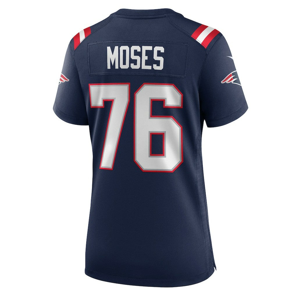 Nike Morgan Moses New England Patriots Women's Team Game Jersey Navy