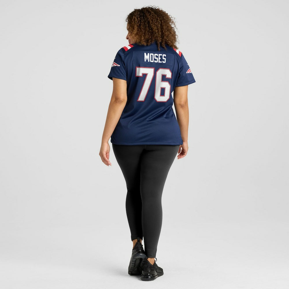 Nike Morgan Moses New England Patriots Women's Team Game Jersey Navy