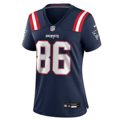 Nike Efton Chism III New England Patriots Women's Team Game Jersey Navy