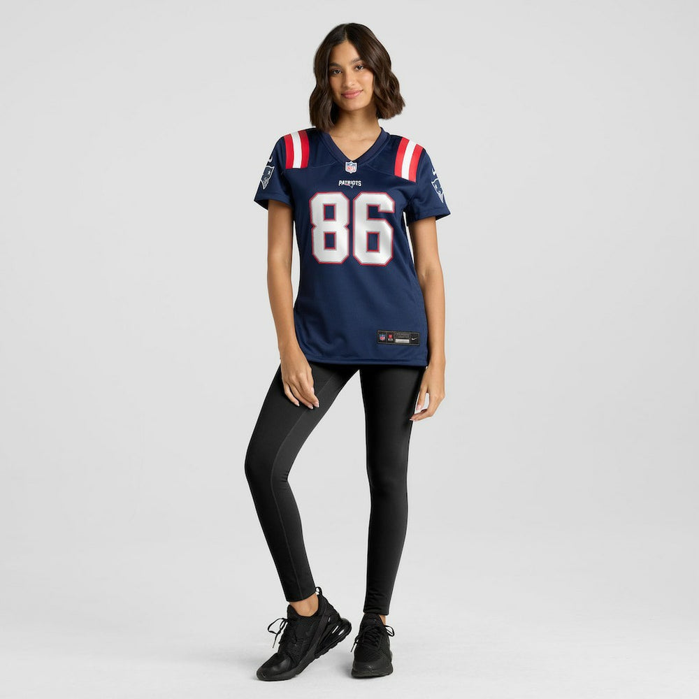Nike Efton Chism III New England Patriots Women's Team Game Jersey Navy