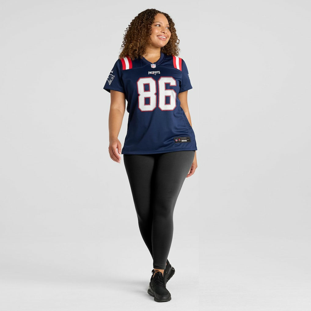 Nike Efton Chism III New England Patriots Women's Team Game Jersey Navy