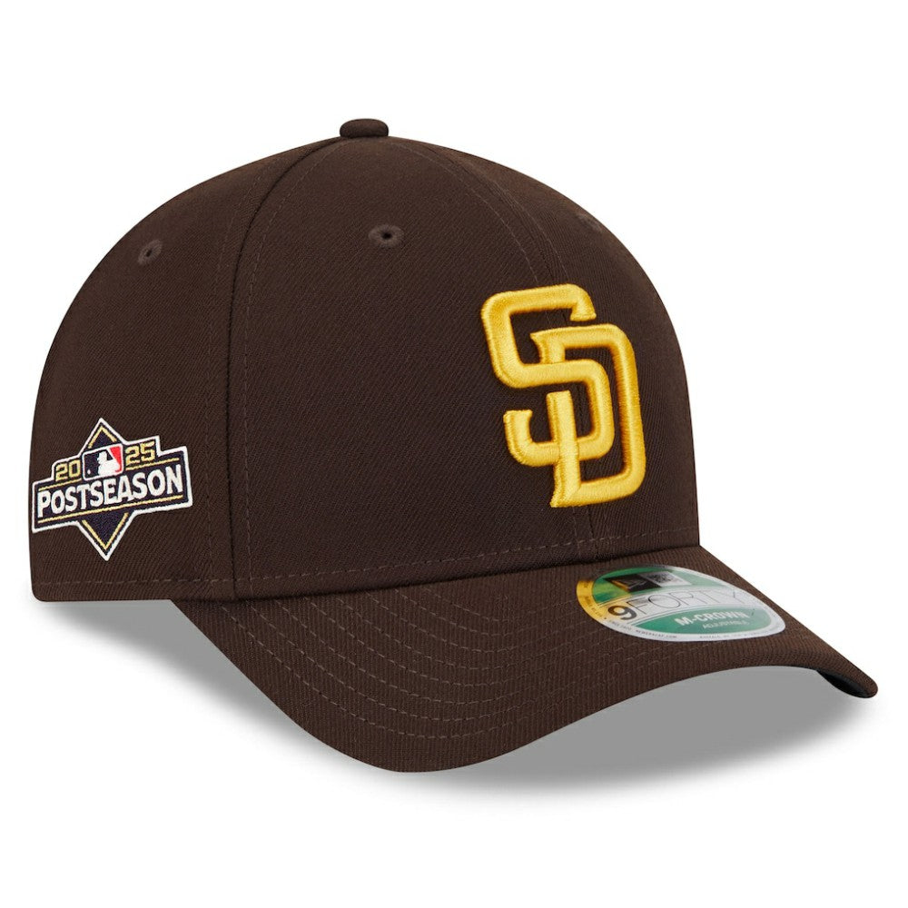 San Diego Padres New Era 2025 MLB Postseason Side Patch 9FORTY Adjustable Hat - Brown - New Era Discount