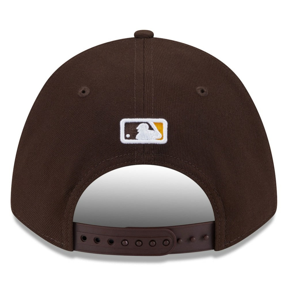 San Diego Padres New Era 2025 MLB Postseason Side Patch 9FORTY Adjustable Hat - Brown - New Era Discount