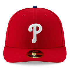 Philadelphia Phillies New Era 2025 MLB Postseason Side Patch Low Profile 59FIFTY Fitted Hat - Red - New Era on Sale