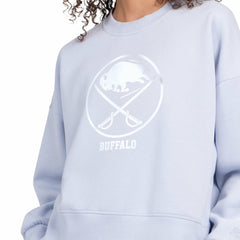 Buffalo Sabres Starter Women's Boxy Cropped Sweatshirt - Blue - NHL 203459795