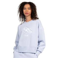 Utah Mammoth Starter Women's Boxy Cropped Sweatshirt - Blue - NHL 203459801