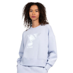 St. Louis Blues Starter Women's Boxy Cropped Sweatshirt - Blue - NHL 203459812
