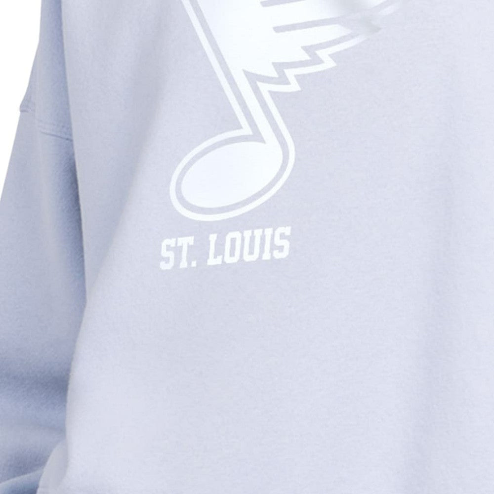 St. Louis Blues Starter Women's Boxy Cropped Sweatshirt - Blue - NHL 203459812