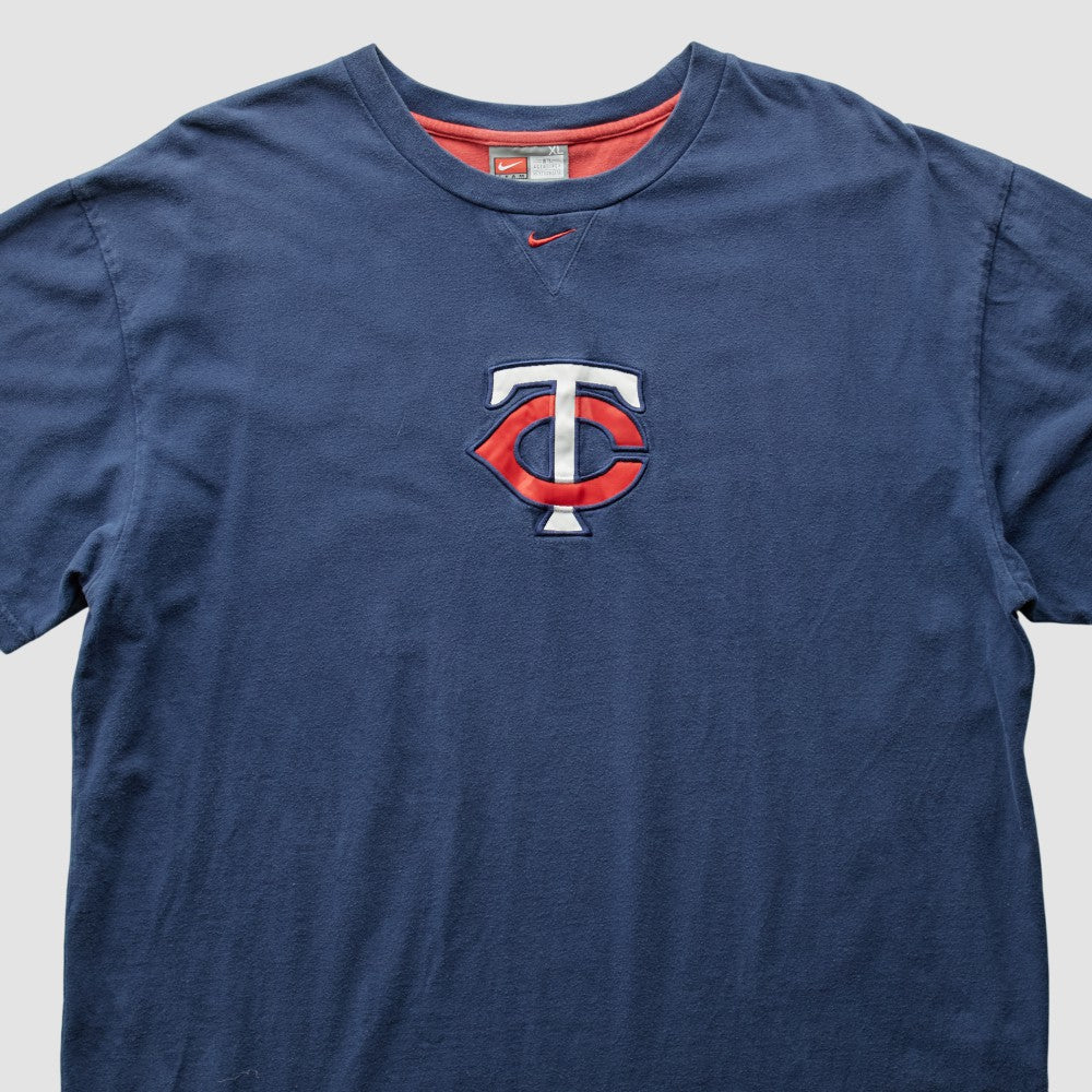 Minnesota Twins Nike 2000s T-Shirt - Navy - Vintage - Nike Lifestyle