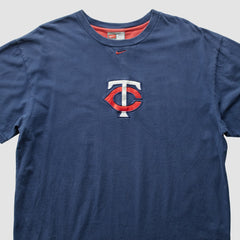 Minnesota Twins Nike 2000s T-Shirt - Navy - Vintage - Nike Lifestyle