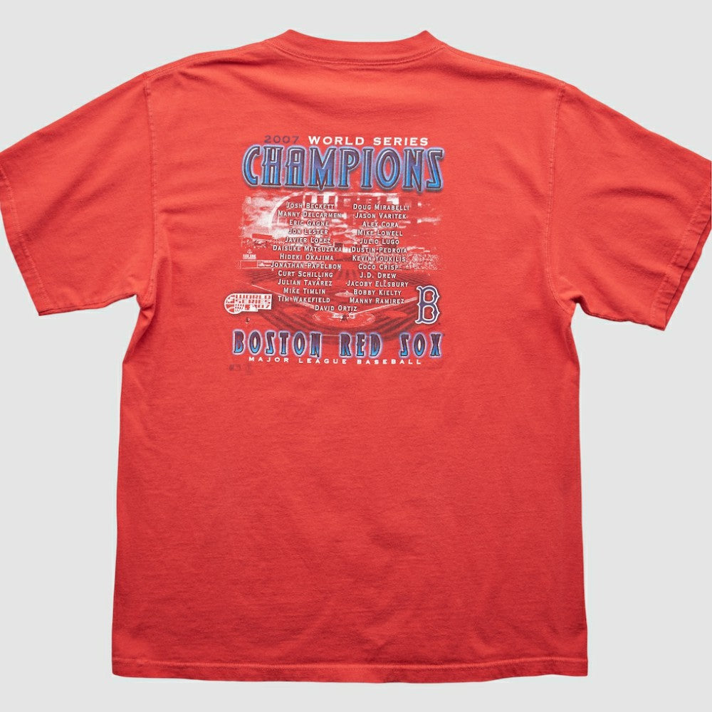 Boston Red Sox 2007 T-Shirt - Red - Vintage - Fanatics Discount