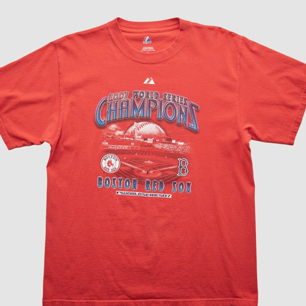 Boston Red Sox 2007 T-Shirt - Red - Vintage - Fanatics Discount