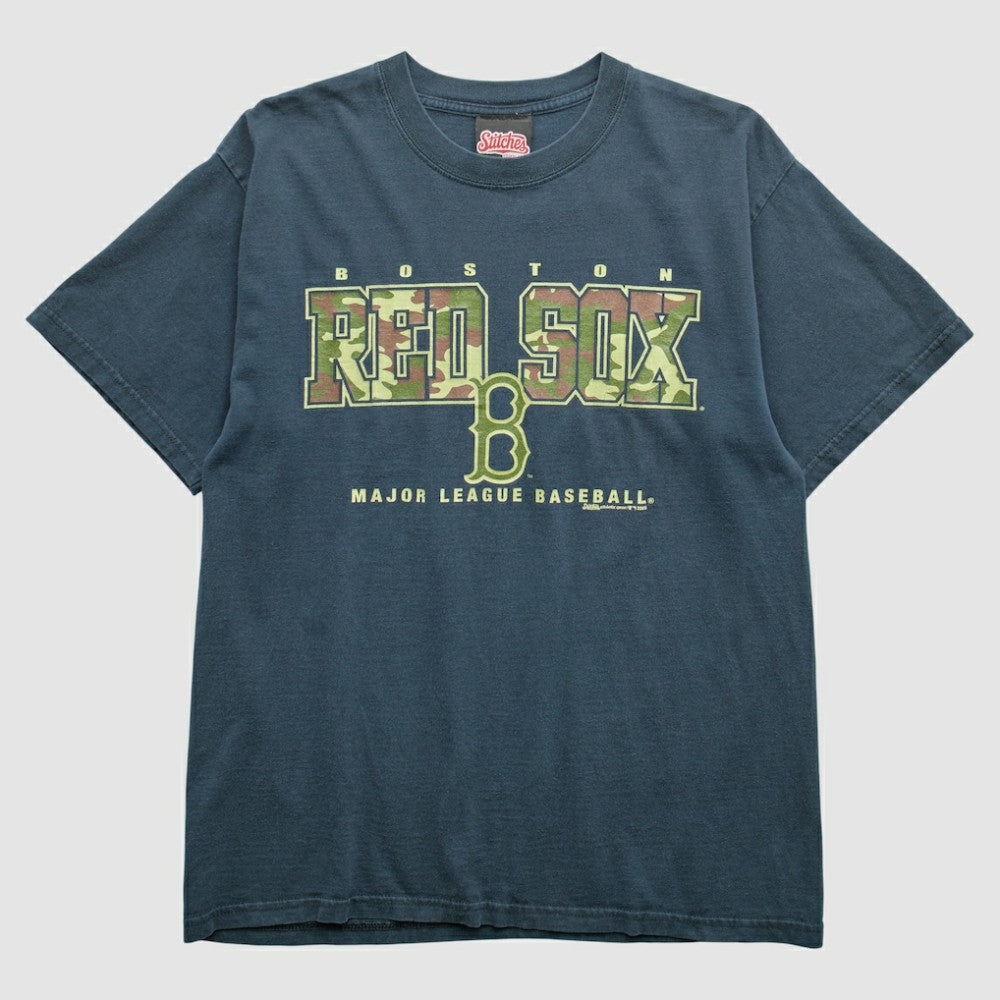 Boston Red Sox Stitches 2005 T-Shirt - Navy - Vintage - Fanatics Sale