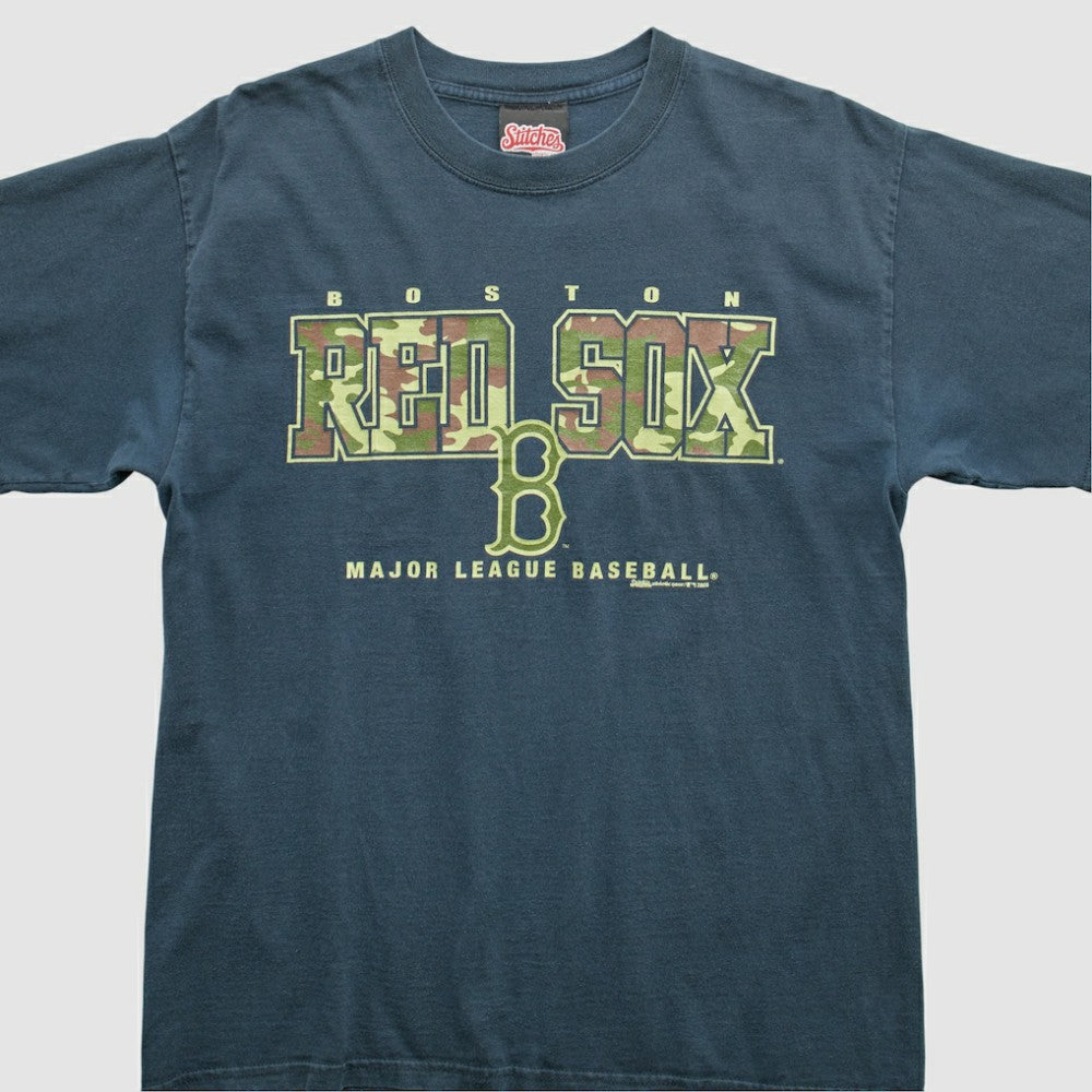 Boston Red Sox Stitches 2005 T-Shirt - Navy - Vintage - Fanatics Sale