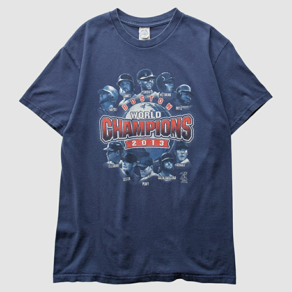 Boston Red Sox 2013 T-Shirt - Navy - Vintage - Fanatics on Sale