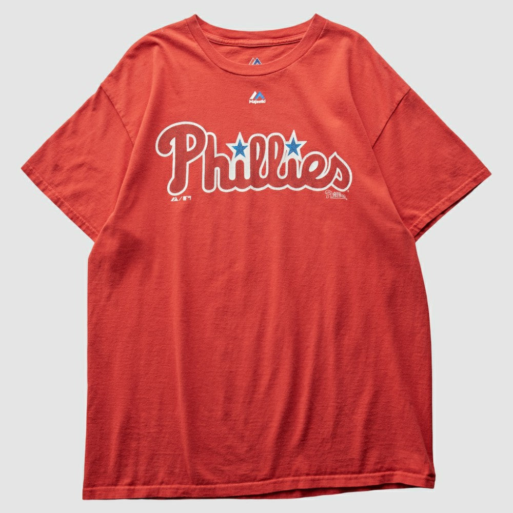 Philadelphia Phillies Majestic 2013 T-Shirt - Red - Vintage - Fanatics Lifestyle