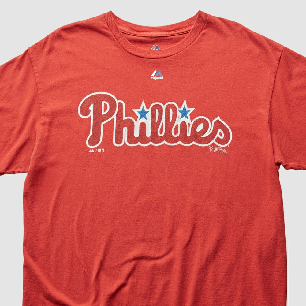 Philadelphia Phillies Majestic 2013 T-Shirt - Red - Vintage - Fanatics Lifestyle