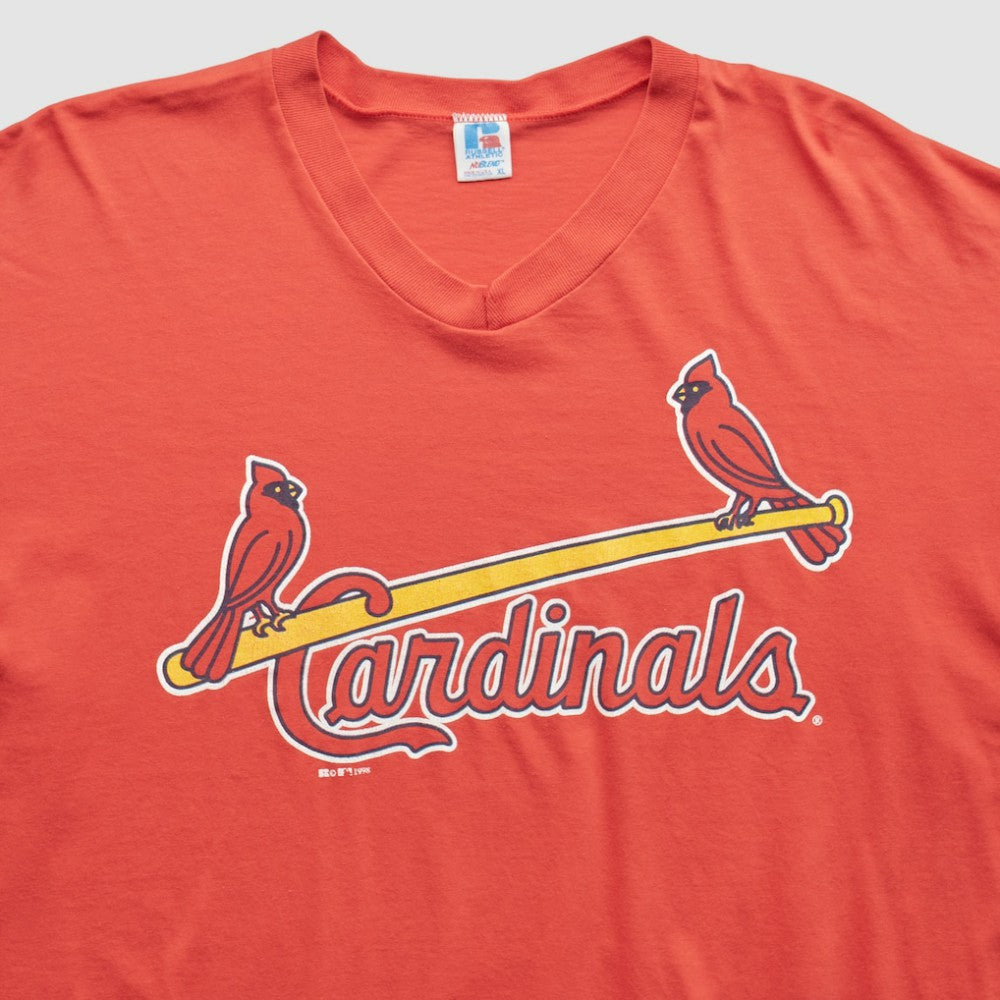 St. Louis Cardinals Russell 1998 T-Shirt - Orange - XVintage - Fanatics on Sale