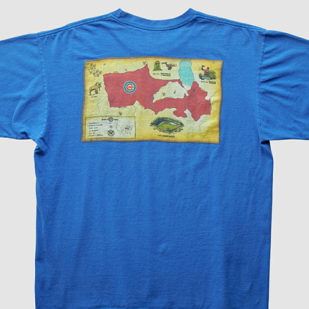 Chicago Cubs Nike 2008 T-Shirt - Blue - Vintage - Nike Lifestyle