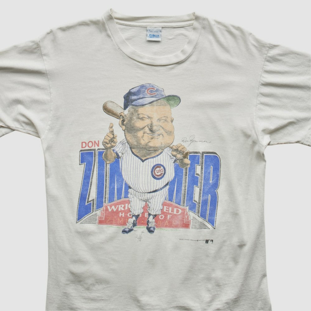 Chicago Cubs Salem 1989 T-Shirt - White - Vintage - Fanatics Online