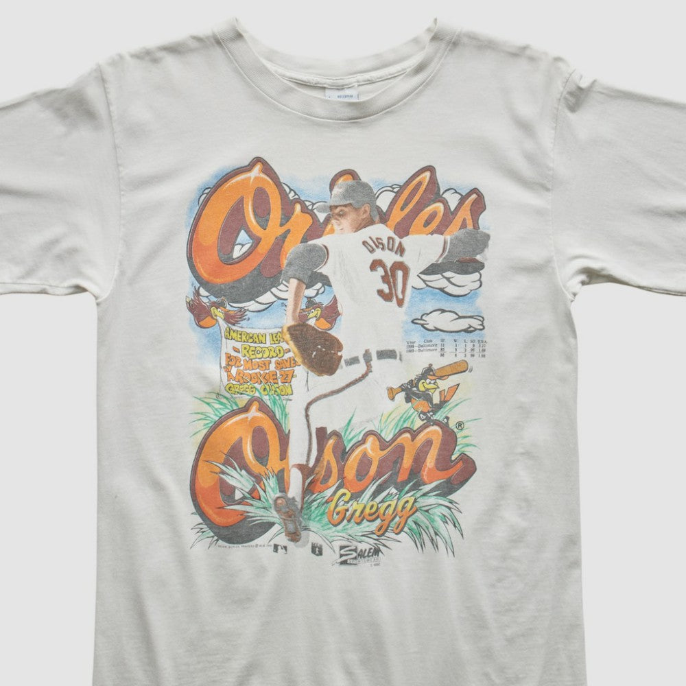 Baltimore Orioles Salem 1990 T-Shirt - White - Vintage - Fanatics Online