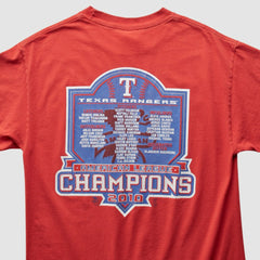 Texas Rangers Majestic 2010 T-Shirt - Red - Vintage - Fanatics on Sale