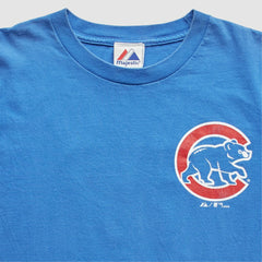 Chicago Cubs Majestic 2006 T-Shirt - Blue - XVintage - Fanatics Online