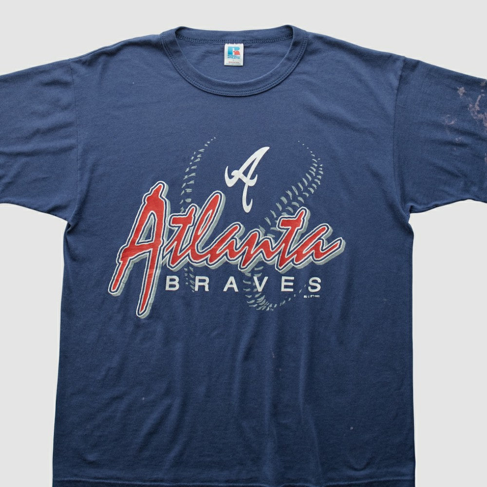 Atlanta Braves 1993 T-Shirt - Navy - Vintage - Fanatics Discount