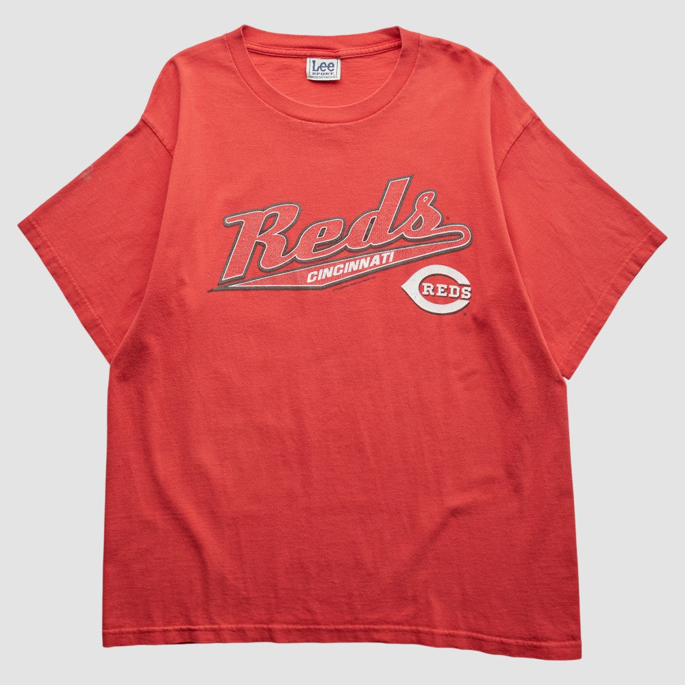 Cincinnati Reds Lee Apparel 2000s T-Shirt - Red - Vintage - Fanatics Online