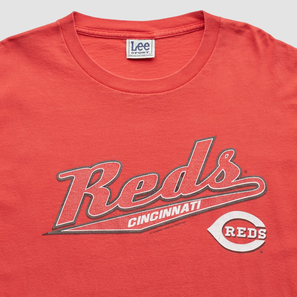 Cincinnati Reds Lee Apparel 2000s T-Shirt - Red - Vintage - Fanatics Online