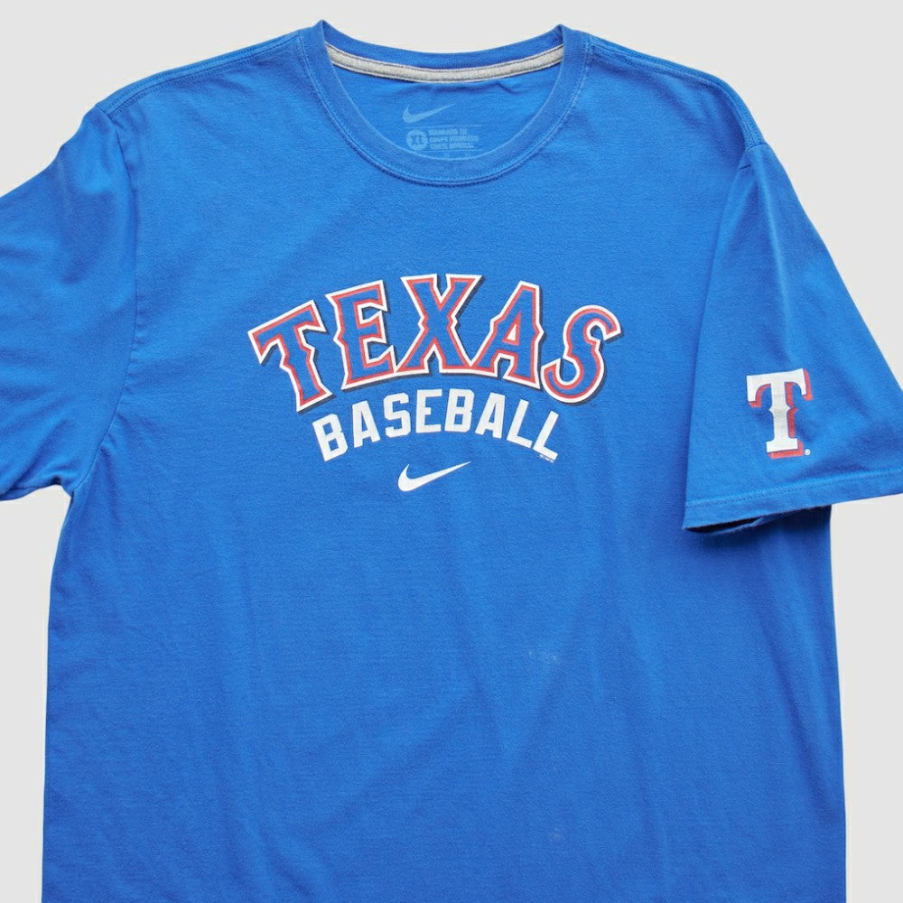 Texas Rangers Nike 2010s T-Shirt - Blue - Vintage - Nike Sale