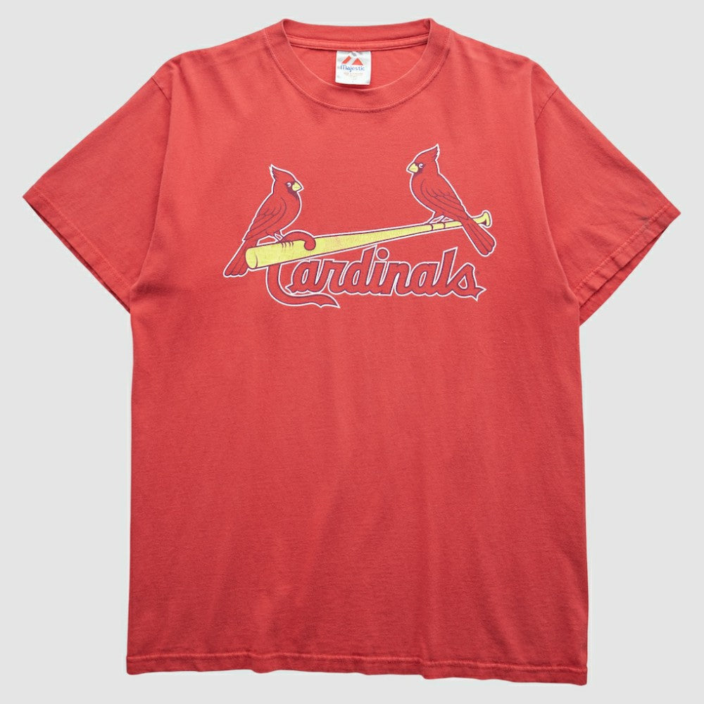 St. Louis Cardinals Majestic 2000s T-Shirt - Red - Vintage - Fanatics Online