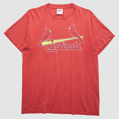 St. Louis Cardinals Majestic 2000s T-Shirt - Red - Vintage - Fanatics Online