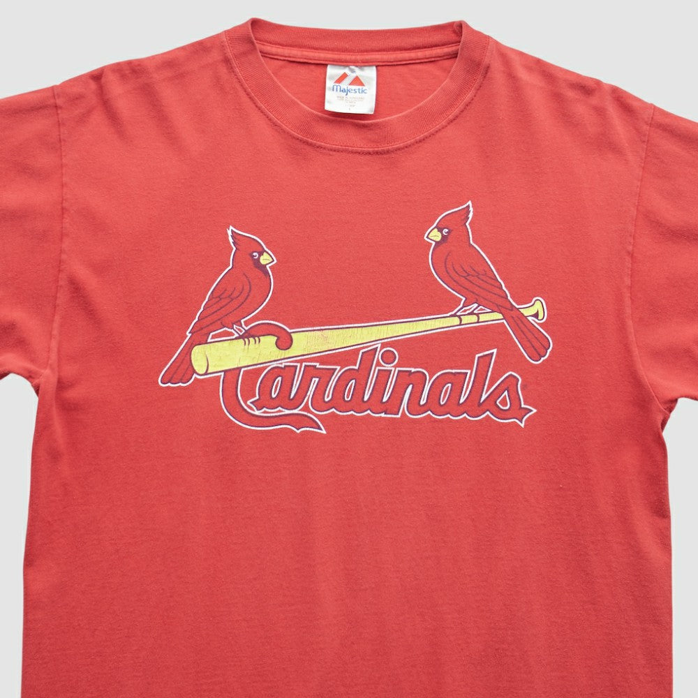 St. Louis Cardinals Majestic 2000s T-Shirt - Red - Vintage - Fanatics Online