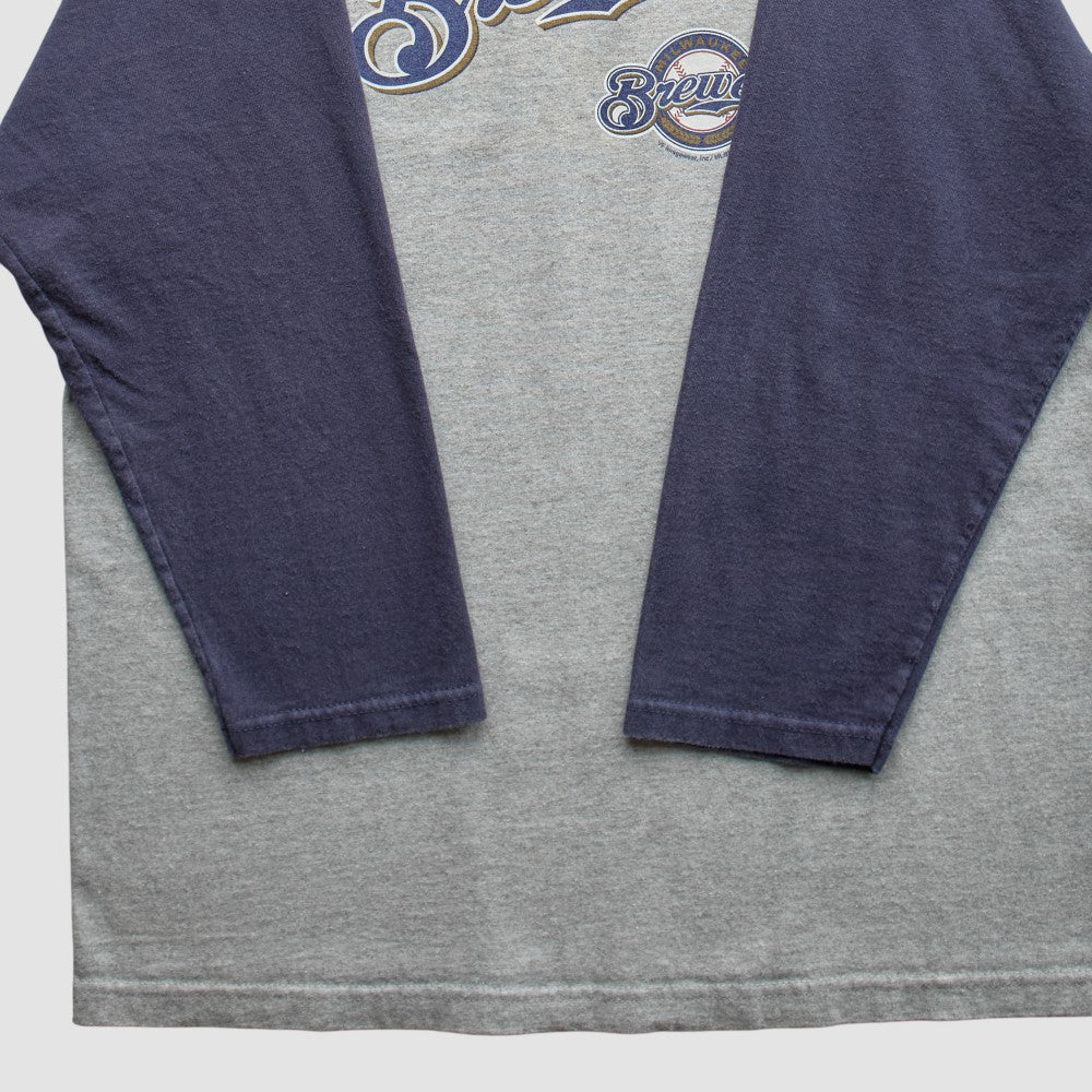 Milwaukee Brewers Lee Apparel 2007 T-Shirt - Heather Gray - Vintage - Fanatics Online