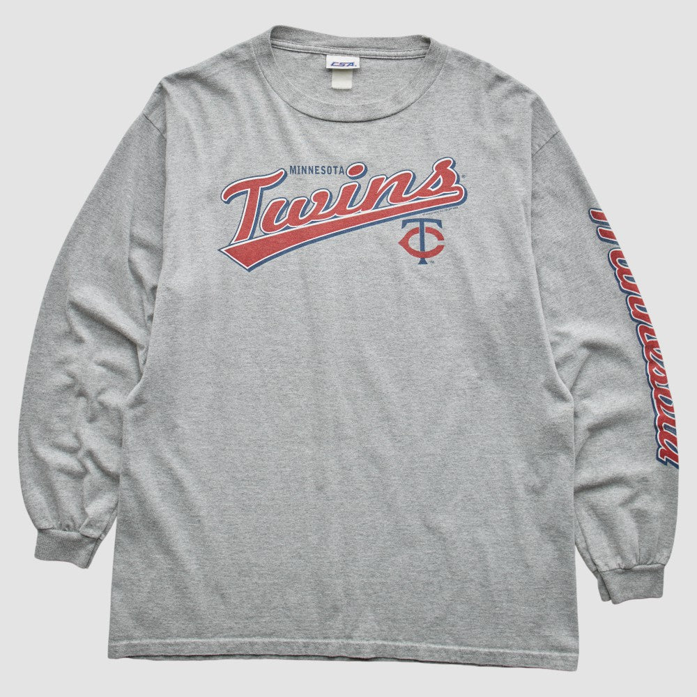 Minnesota Twins CSA 2000s T-Shirt - Gray - Vintage - Fanatics Sale