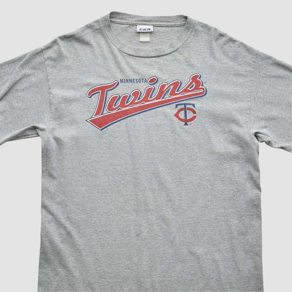 Minnesota Twins CSA 2000s T-Shirt - Gray - Vintage - Fanatics Sale