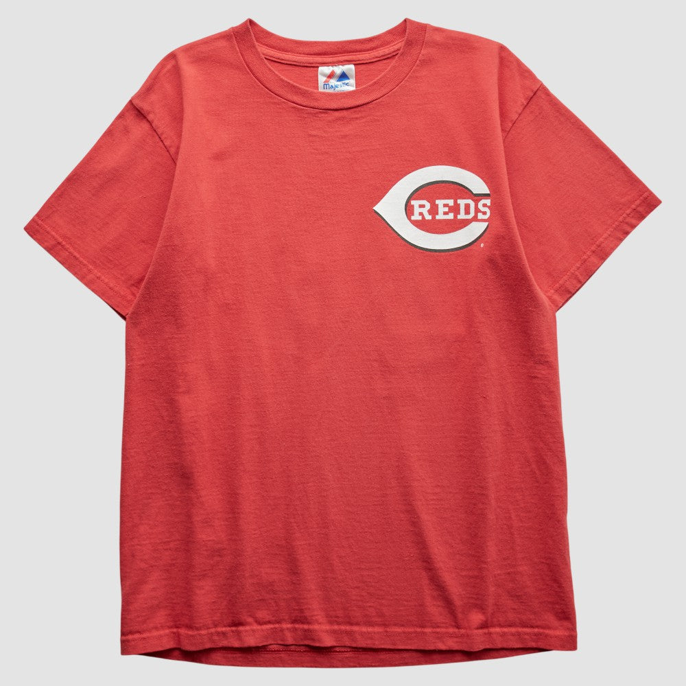 Cincinnati Reds Majestic 2000s T-Shirt - Red - XVintage - Fanatics Lifestyle