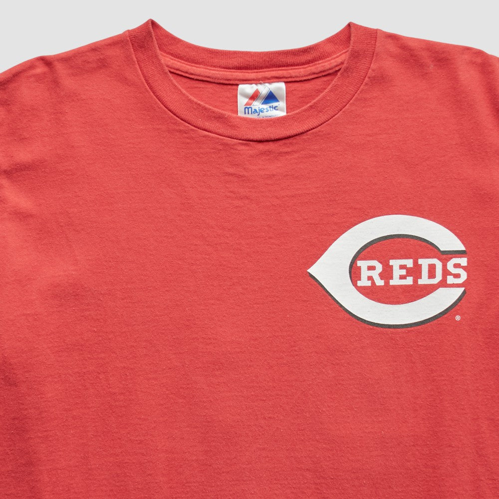 Cincinnati Reds Majestic 2000s T-Shirt - Red - XVintage - Fanatics Lifestyle