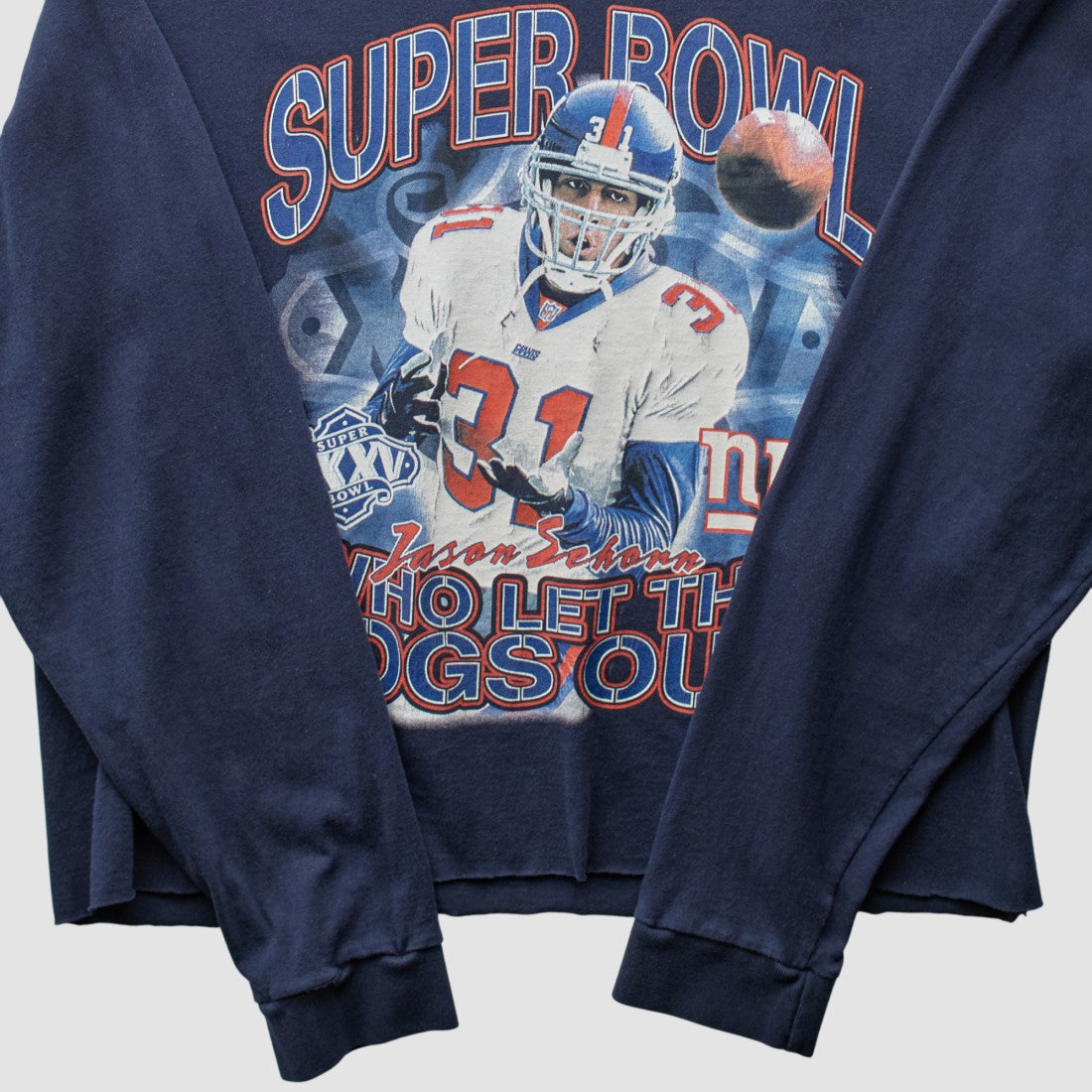 Fanatics New York Giants 2001 T-Shirt Navy Vintage