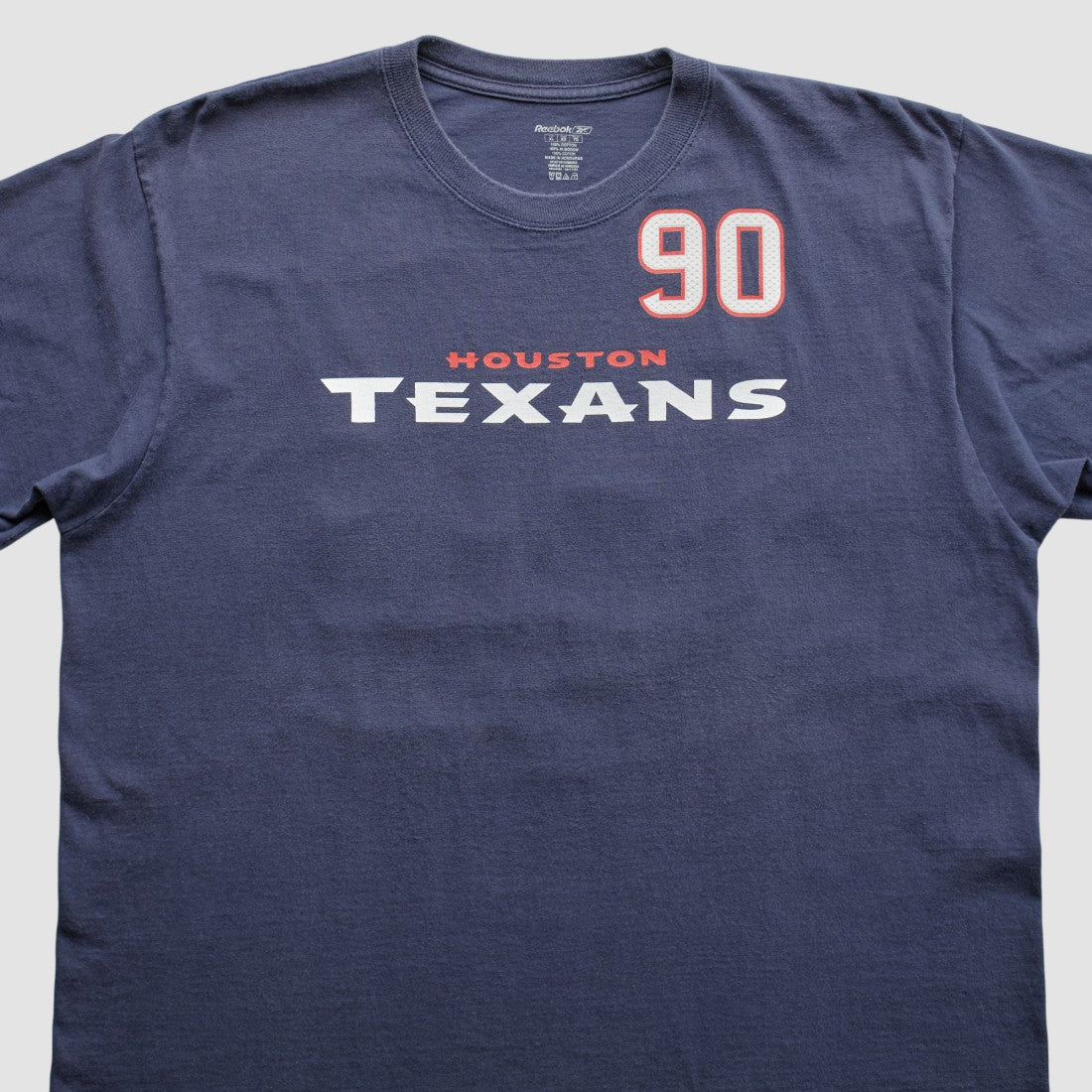 Fanatics Houston Texans Reebok 2000s T-Shirt Navy Vintage