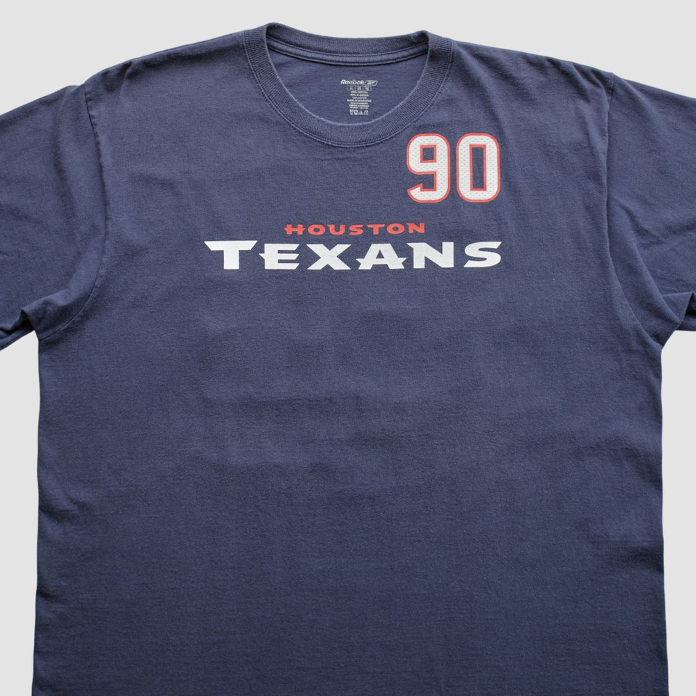 Fanatics Houston Texans Reebok 2000s T-Shirt Navy Vintage