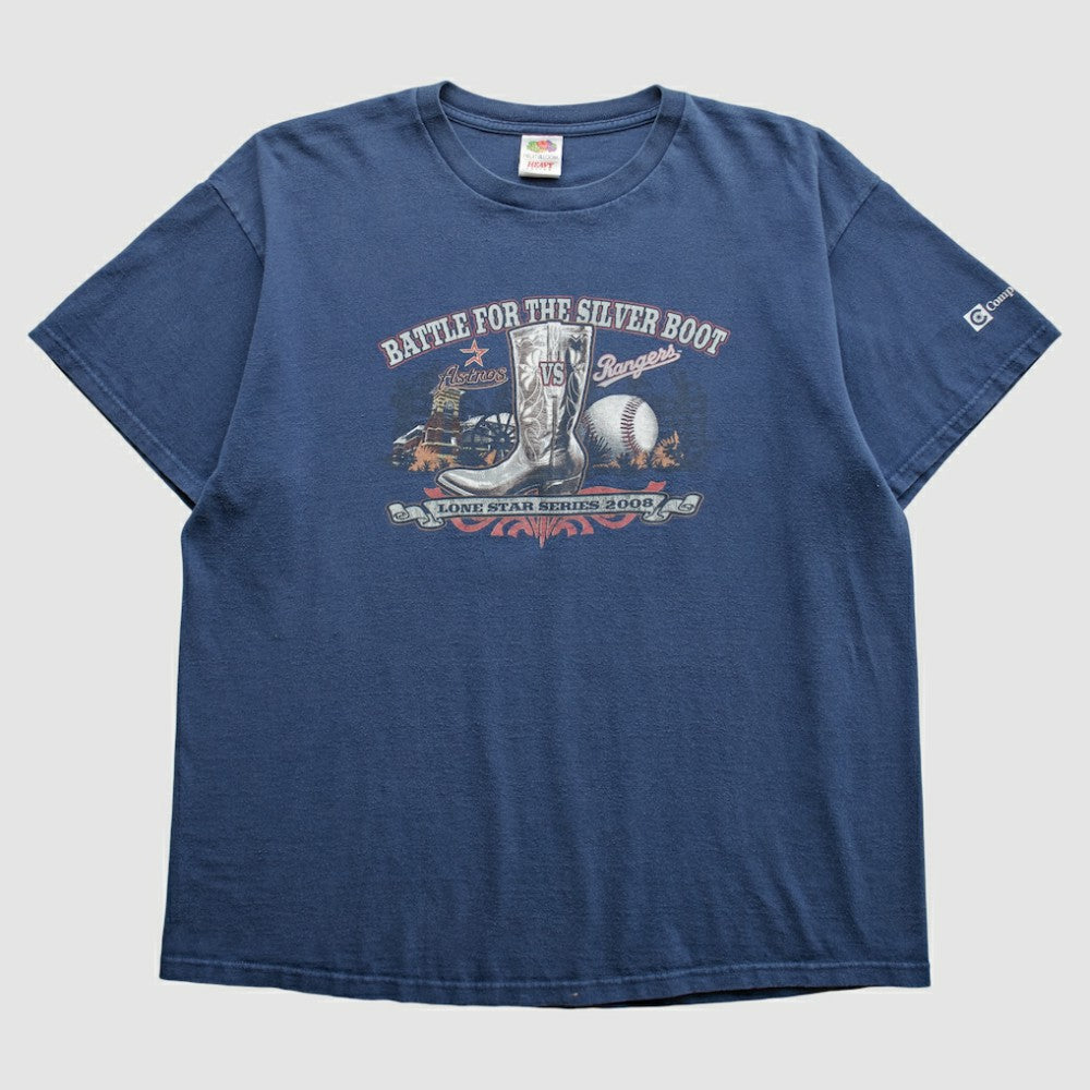 Texas Rangers 2008 T-Shirt - Blue - Vintage - Fanatics Discount