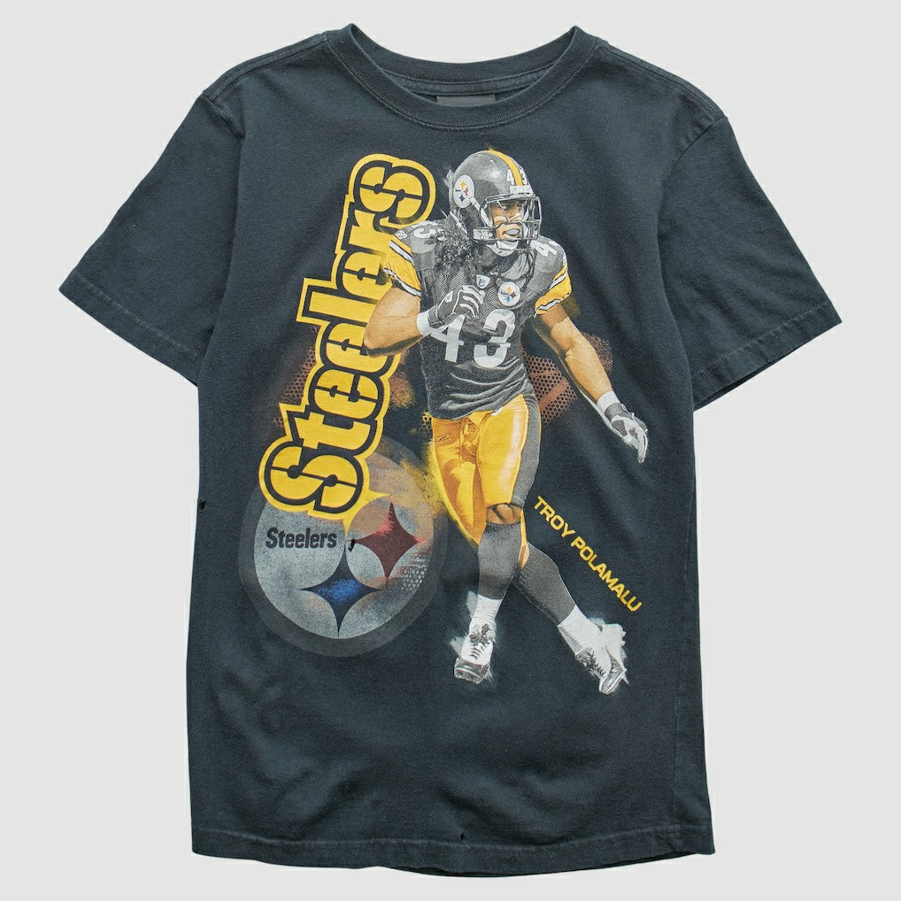 Fanatics Pittsburgh Steelers Reebok 2000s T-Shirt Black Vintage