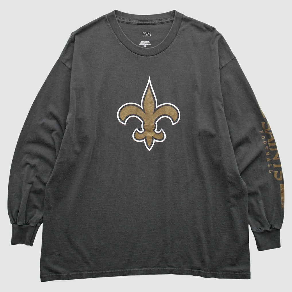 Fanatics New Orleans Saints 2000s T-Shirt Black Vintage