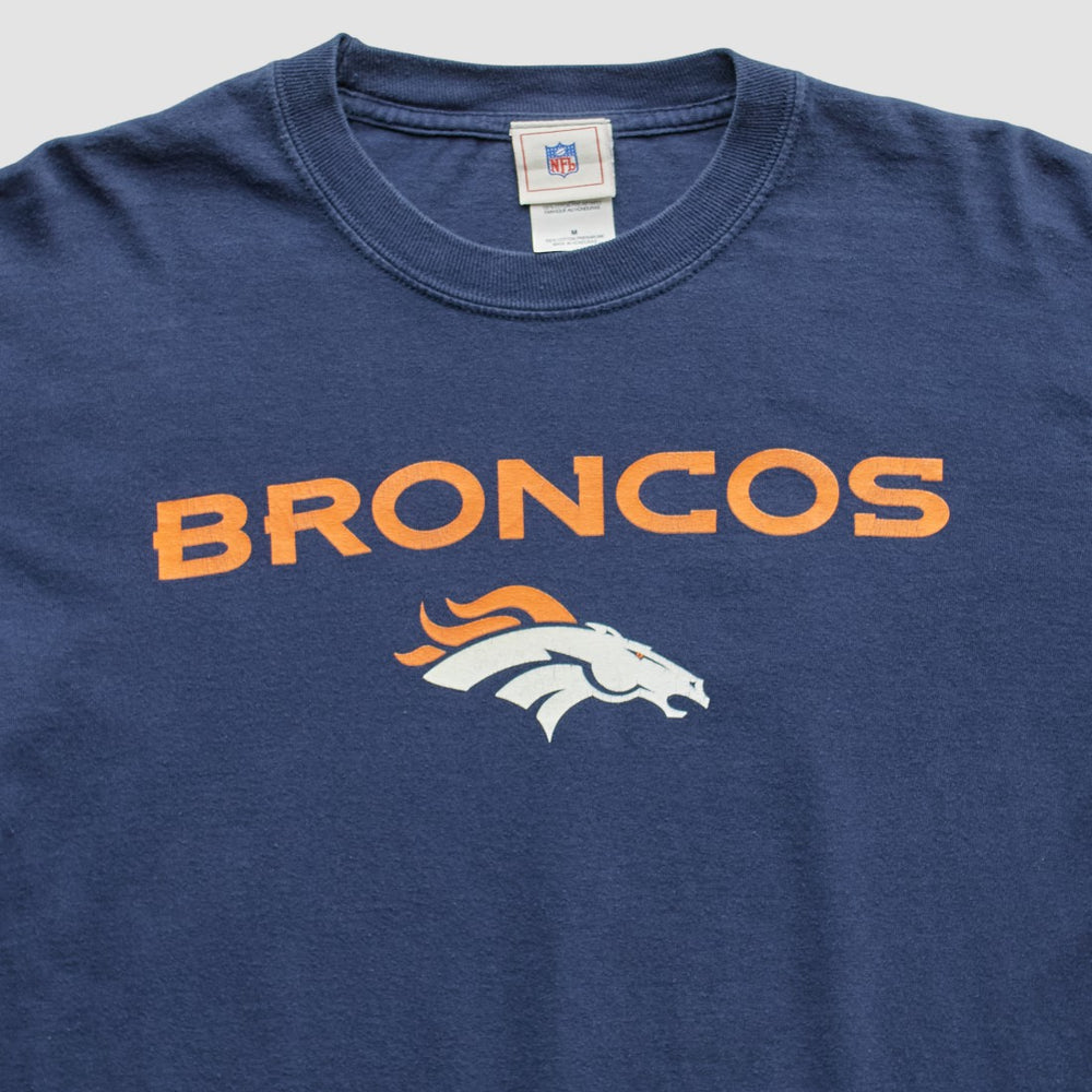 Fanatics Denver Broncos NFL 2000s T-Shirt Navy Vintage