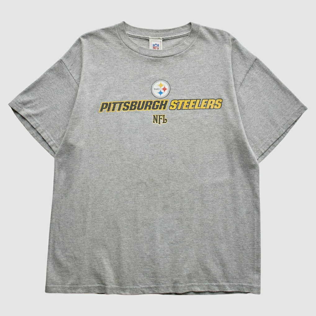 Fanatics Pittsburgh Steelers NFL 2000s T-Shirt Gray Vintage