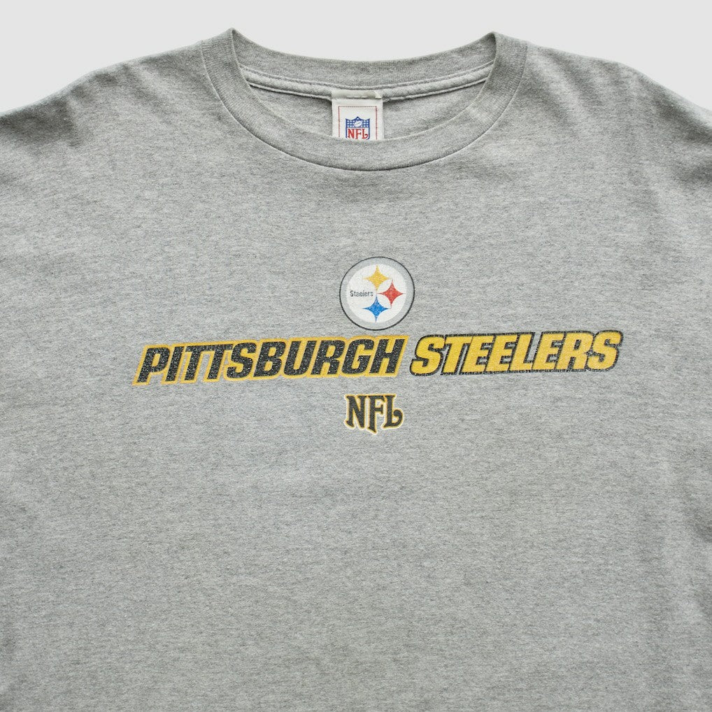 Fanatics Pittsburgh Steelers NFL 2000s T-Shirt Gray Vintage