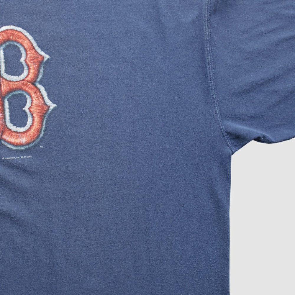 Boston Red Sox Lee Apparel 2005 T-Shirt - Blue - 2XVintage - Fanatics Discount