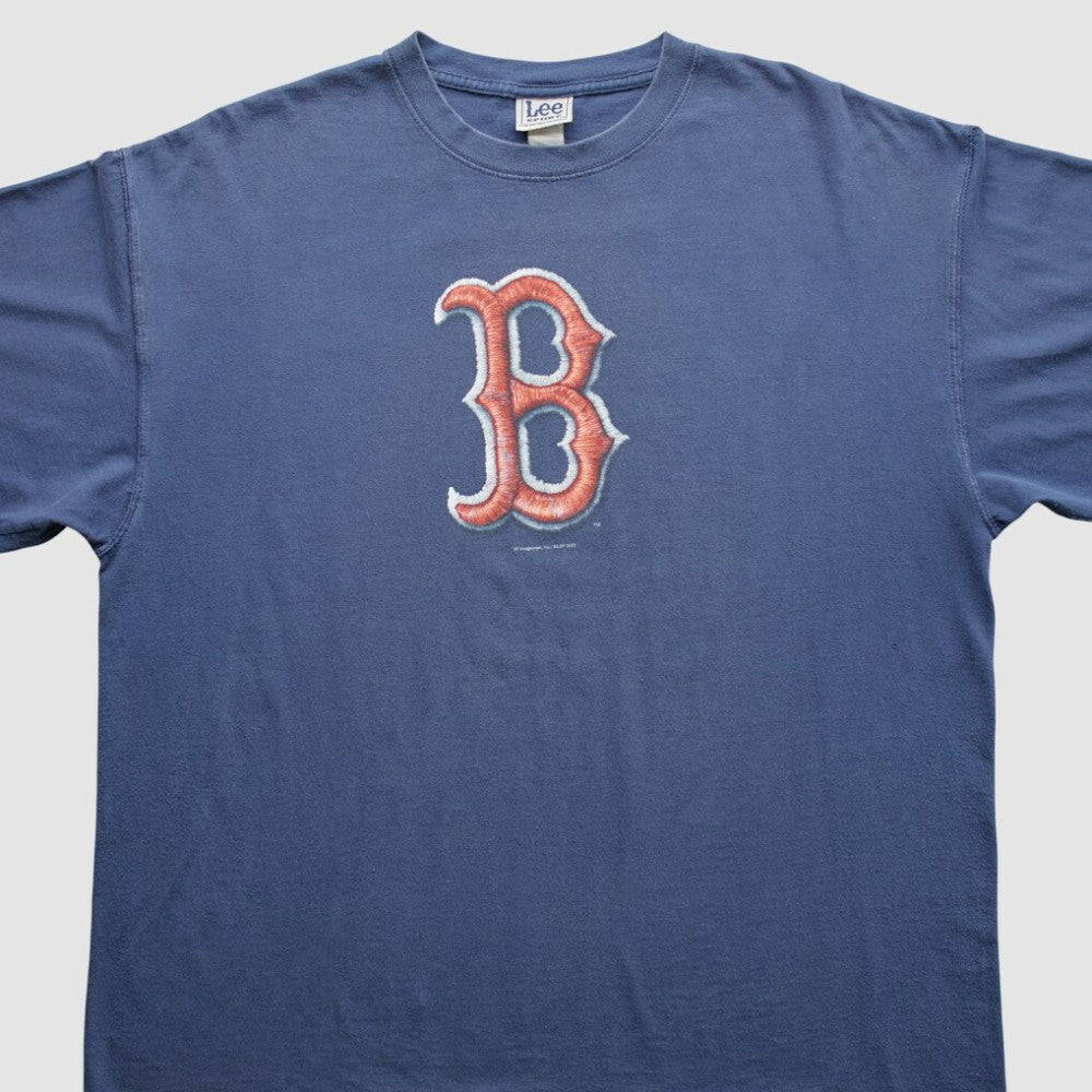Boston Red Sox Lee Apparel 2005 T-Shirt - Blue - 2XVintage - Fanatics Discount